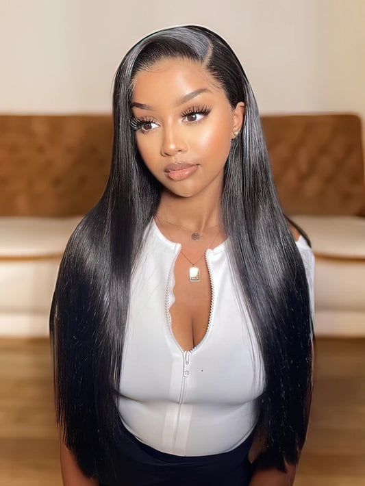 Straight Wig - Super Fine HD Invisible Glueless Lace